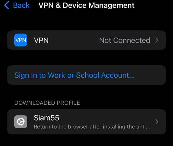 SIAM55 IOS Step 2